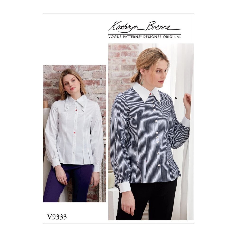 Vogue Sewing Pattern 9333 Shirt Misses Size 6-14